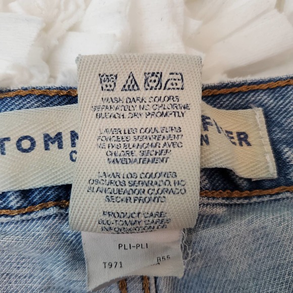 TOMMY HILFIGER | DISTRESSED MEDIUM WASH DENIM CASUAL CLASSIC JEANS MEN'S 36 X 32 - Picture 11 of 16